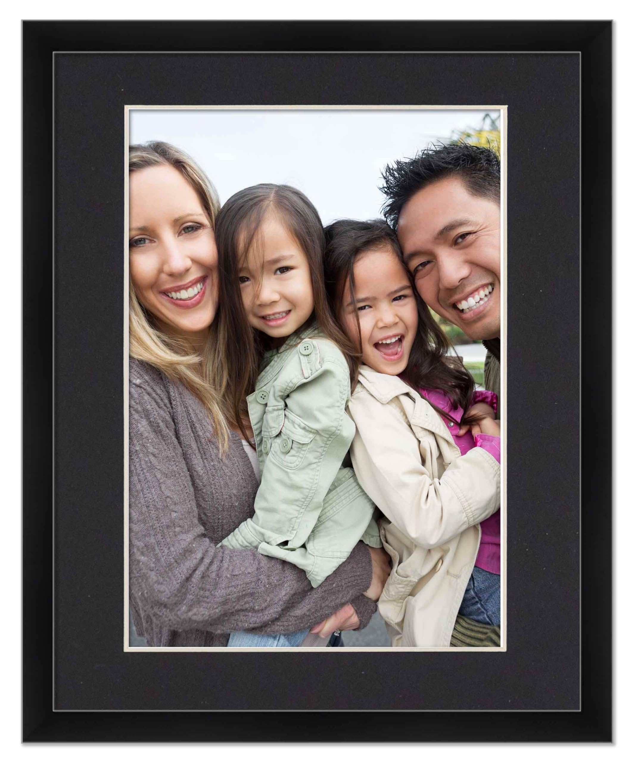 Amazon.com - CustomPictureFrames.com 9.5x13 Frame Black with Black