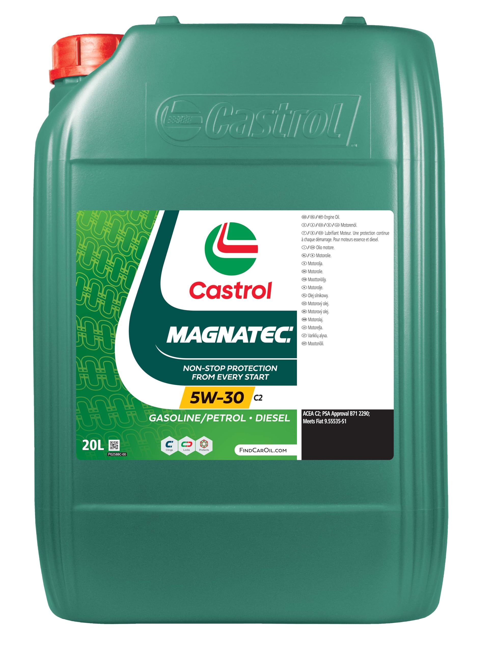 Castrol MAGNATEC 5W-30 C2 Motoröl, 20L