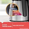 Cafetera programable de 12 tazas BLACK+DECKER con tecnología VORTEX y control de intensidad, negro/acero, CM2046S | Cafetera programable con rociador Vortex, control de intensidad y vertedor Perfect Pour sin derrames. 5