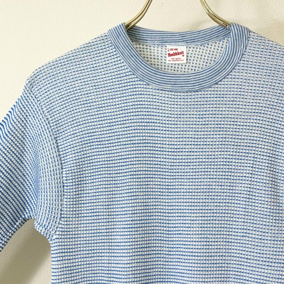 レア 80s Healthknit ヘルスニット リンガーネックT 霜降りグレー レア 80s Healthknit ヘルスニット リンガーネックT 霜降りグレー
