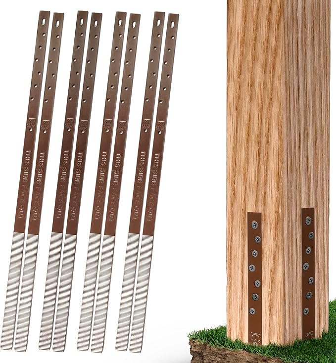 Post Buddy Pack of 8 Easy Fence Post Repair to fix 4