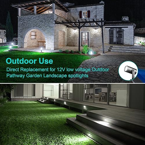 Miniatura 7 de WOWLUMEN Bombilla LED MR16 regulable, paquete de 6 unidades, reemplazo halógeno de 50 W, base de luz blanca neutra GU5.3 de dos pines, ángulo de haz