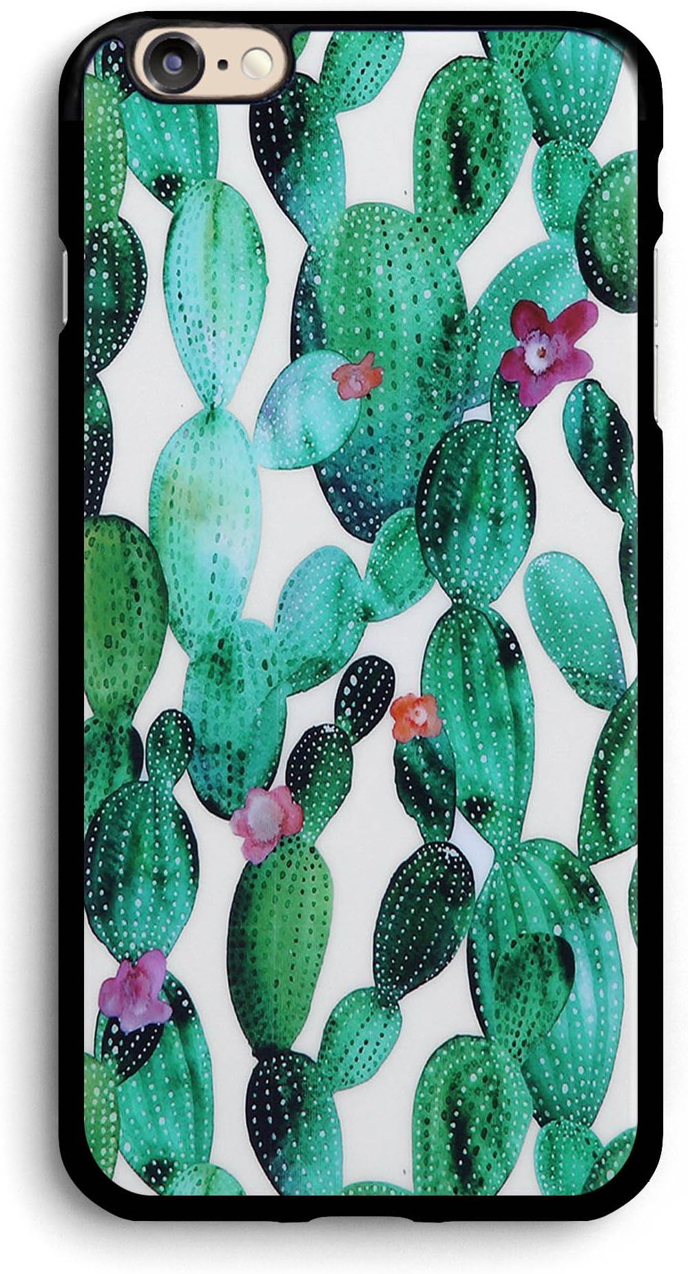 Cute Cactus iPhone Case,PC Hard Case for iPhone (6 Plus/6s Plus)