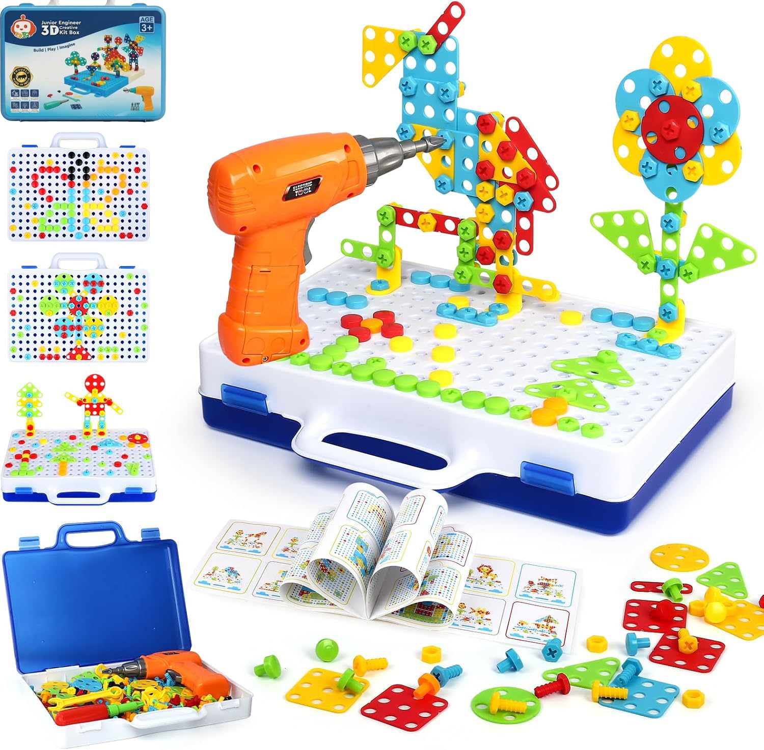 Buy Kids Educational Building Screwdriver Toy Set – 332 Pcs