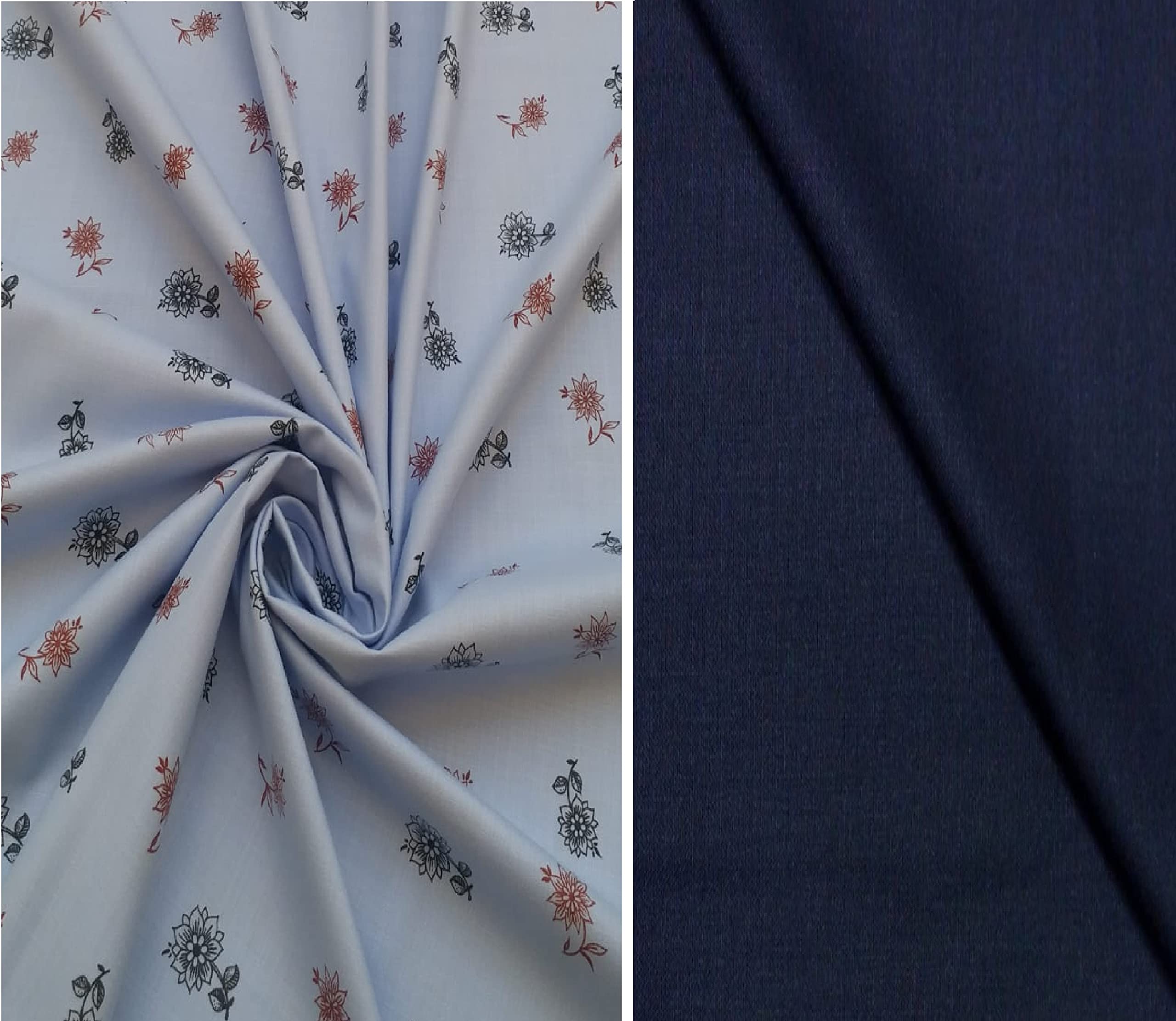Pri & Su CottLinns Combo of Cotton Floral Shirt 500054 & Trouser 90004-image-9