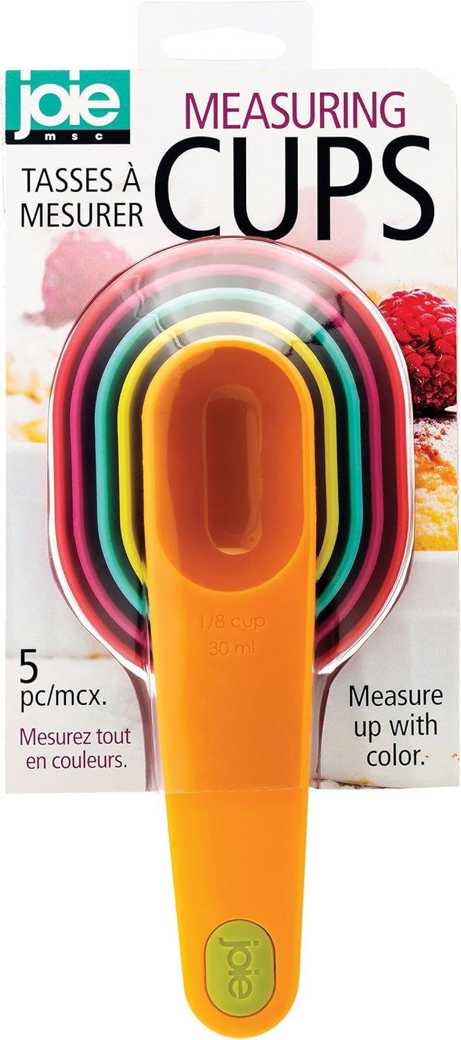 Joie Kitchen Gadgets 26802 MSC International Measuring Cups, Plastic, 16 Fluid_Ounces, Assorted,6.75″L x 3″W x 2.75″H