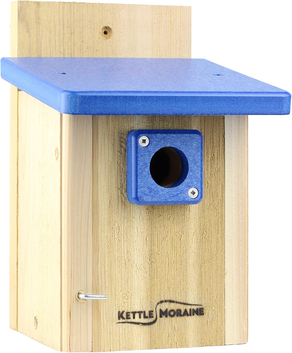 Kettle Moraine Cedar Nest Box with Recycled Roof for Wrens