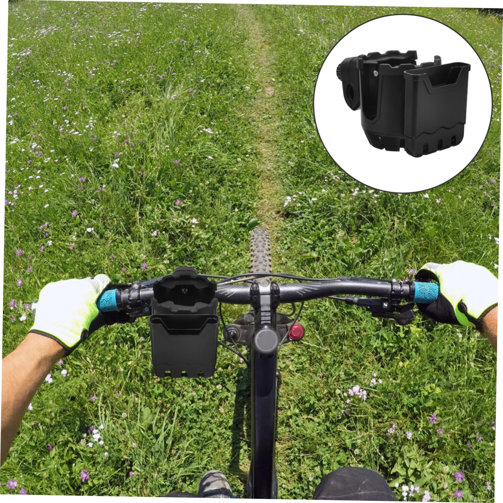 FOMIYES 5 Pezzi Walker Portabicchieri Passeggino Portabevande Tazza Bici Portabicchieri Staccabile Portabottiglie Portabicchieri Per Passeggino Specchio Porta Telefono Per Auto