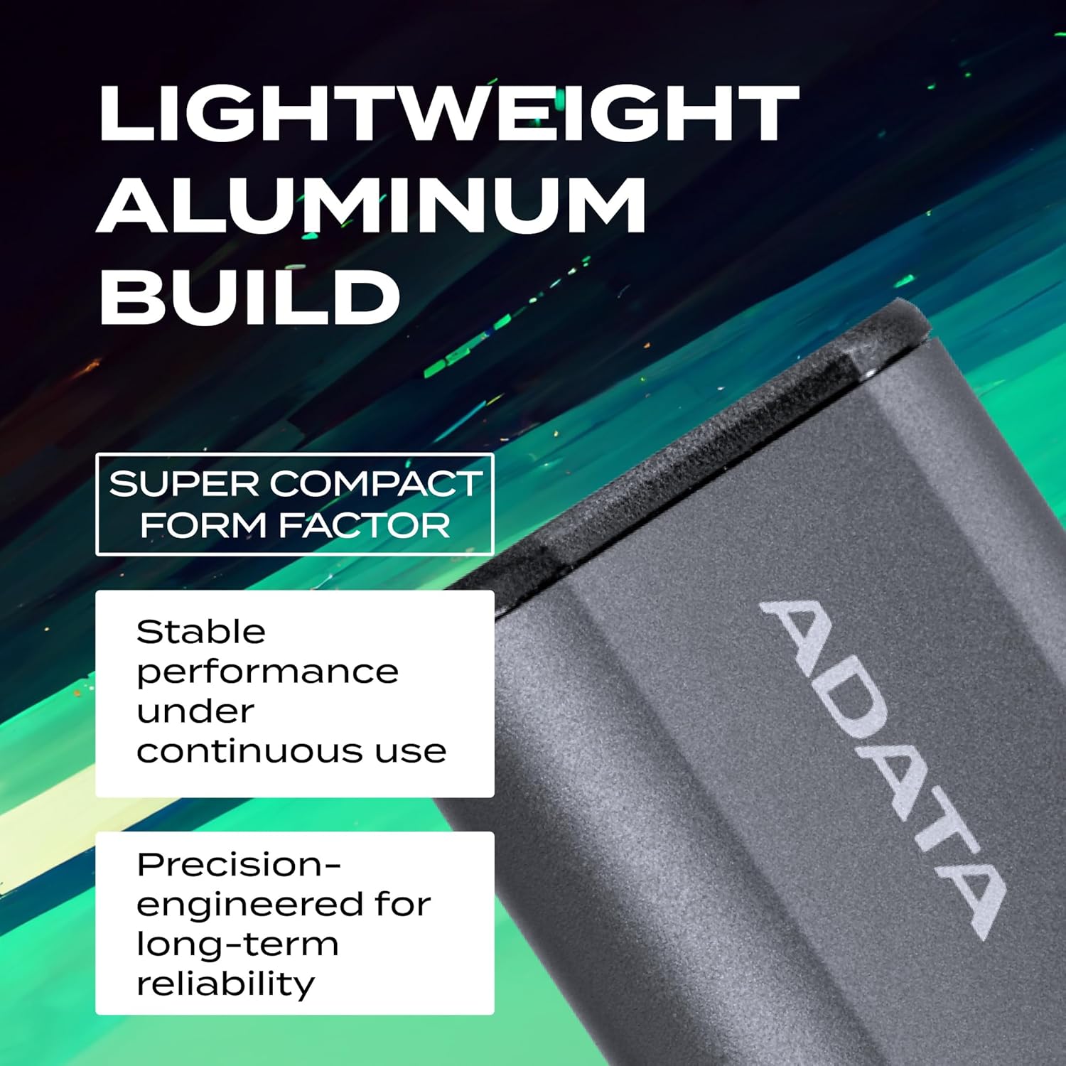 ADATA SE880 - 1 TB Portable External SSD - Secure & Fast Data Transmission - Safe Data Storage - Compact & Lightweight - Supports Latest Gaming Consoles - USB-C Port - Titanium - AELI-SE880-1TCGY