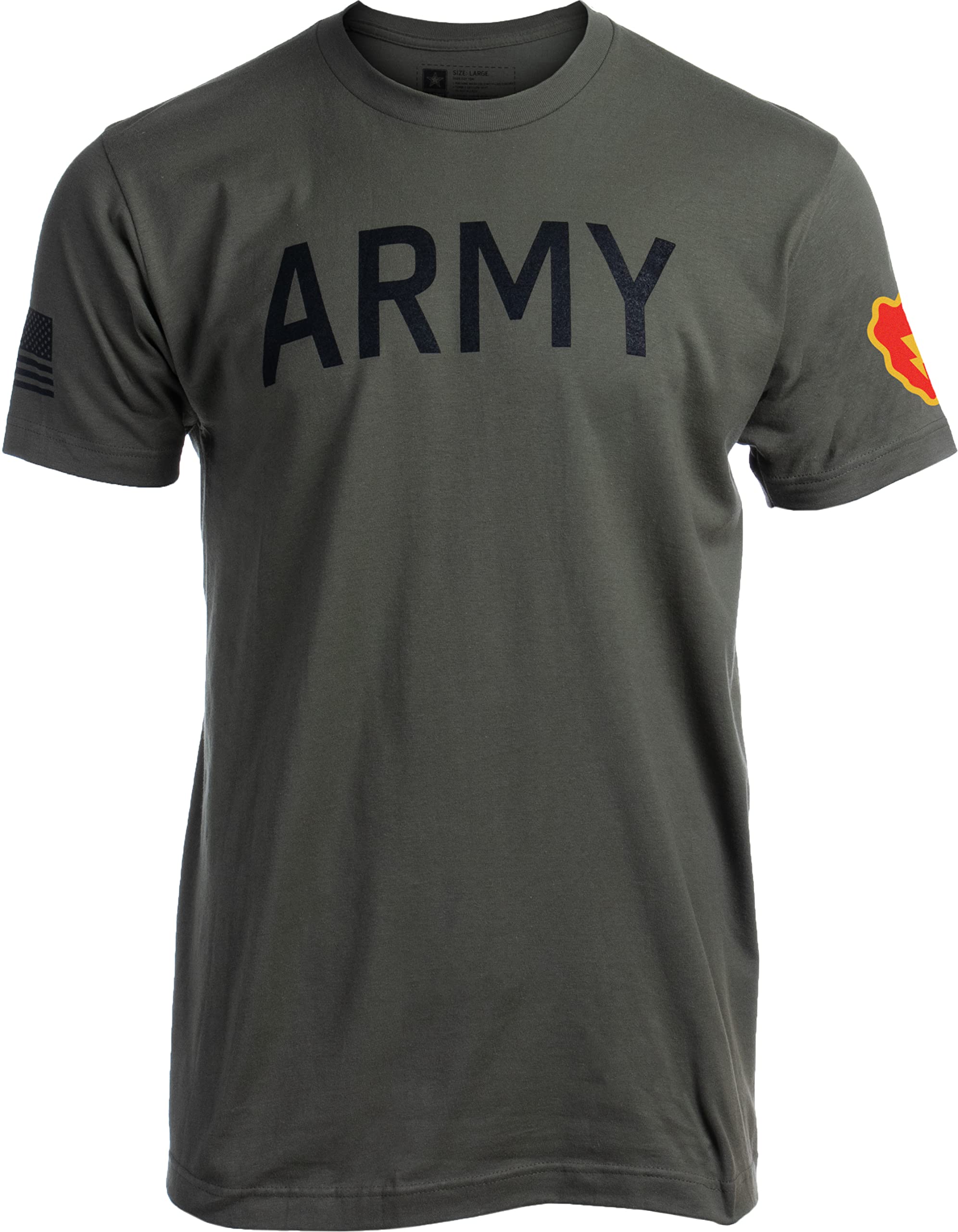 Army PT Style Shirt - U.S. Military Physical Training Infantry Veteran Workout T-Shirt