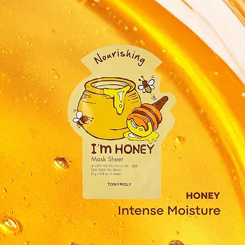 Miniatura 2 de TONYMOLY I'm Real Honey, mascarilla de miel en papel para nutrir la piel, 1 unidad