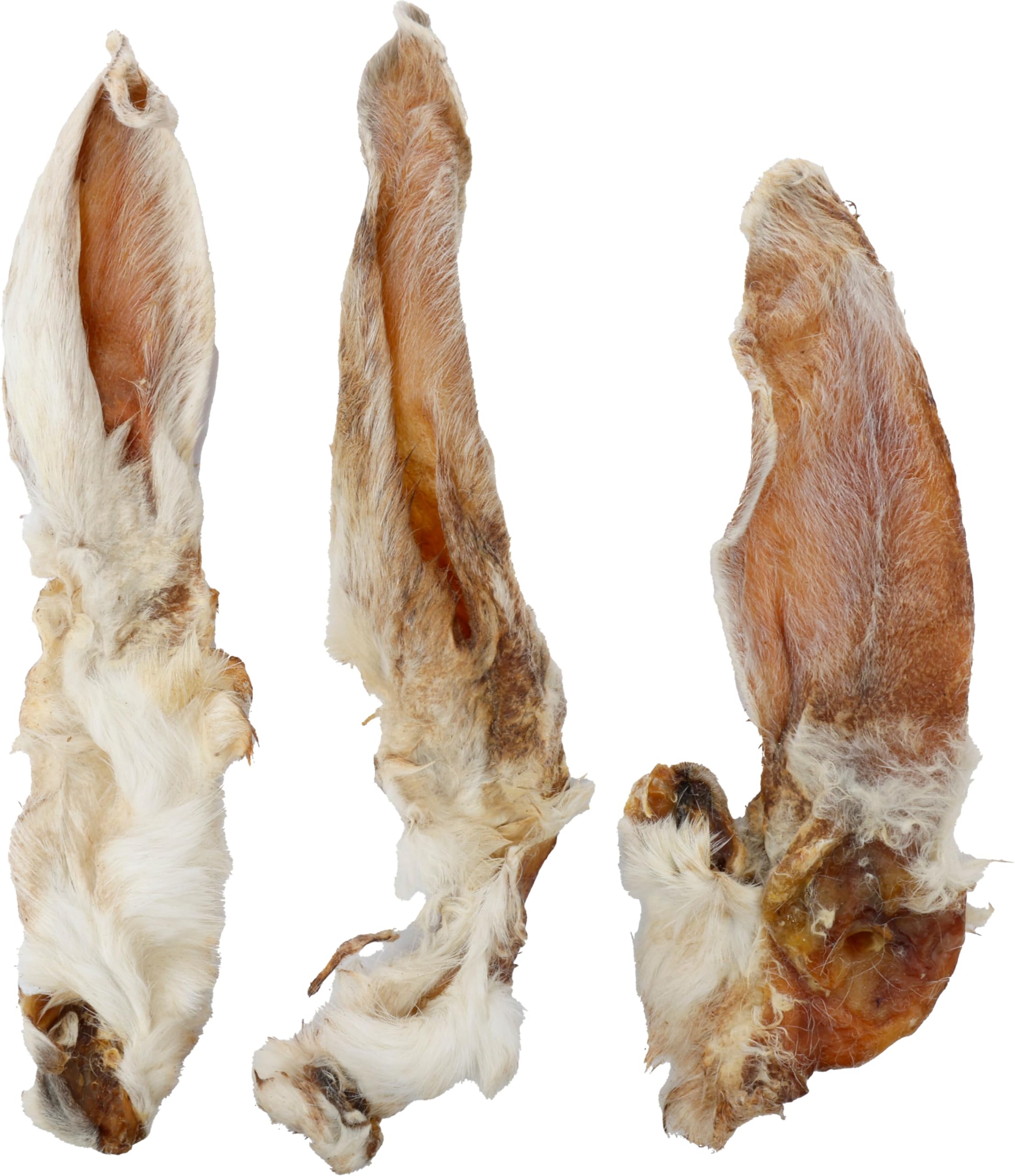 Bastoncini per cani – Orecchie di coniglio – 200g – con pelo – supporto naturale per denti e digestione