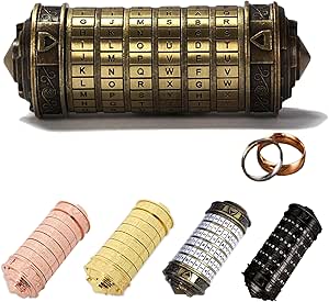 Da Vinci Code Lock Metall - Romantische Geschenkbox Für Schmuck & Notizen