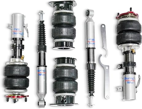 Topair Air Struts Air Bag Suspension for 06-14 Golf 55mm / 05-18 Jetta 55mm