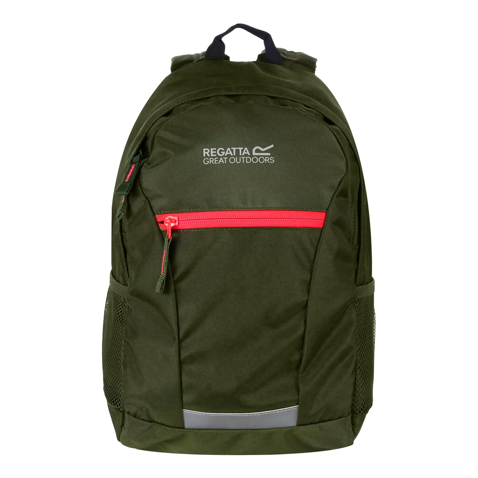 Regatta JAXON III 10L' Hardwearing Padded Straps Mesh Side Pockets Reflective Trim Backpack Rucksacks - Cypress/Diva, Single
