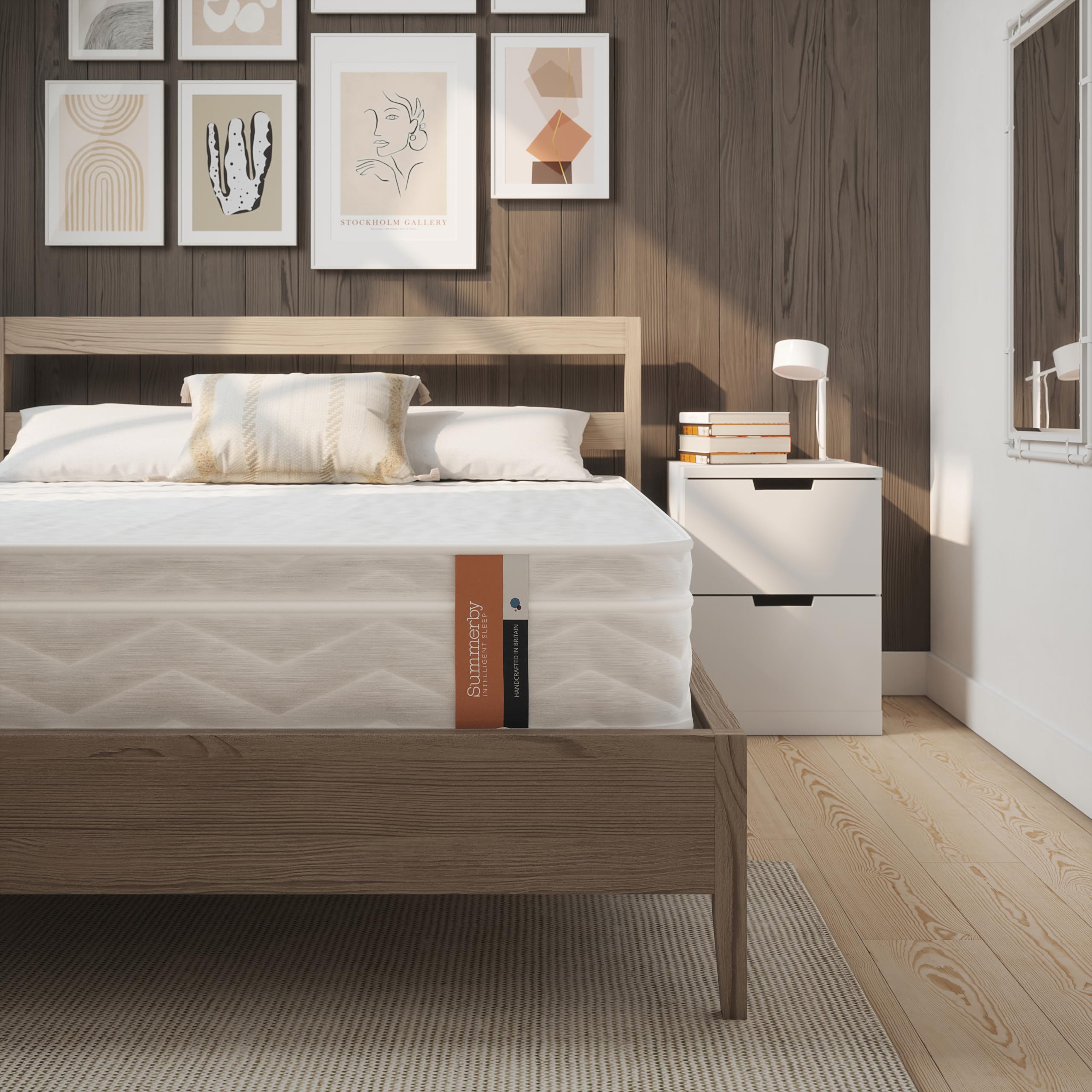 Summerby Sleep No. 2 Spring And Envirofoam Hybrid MattressKing Size 150 X 200Cm from B&Q