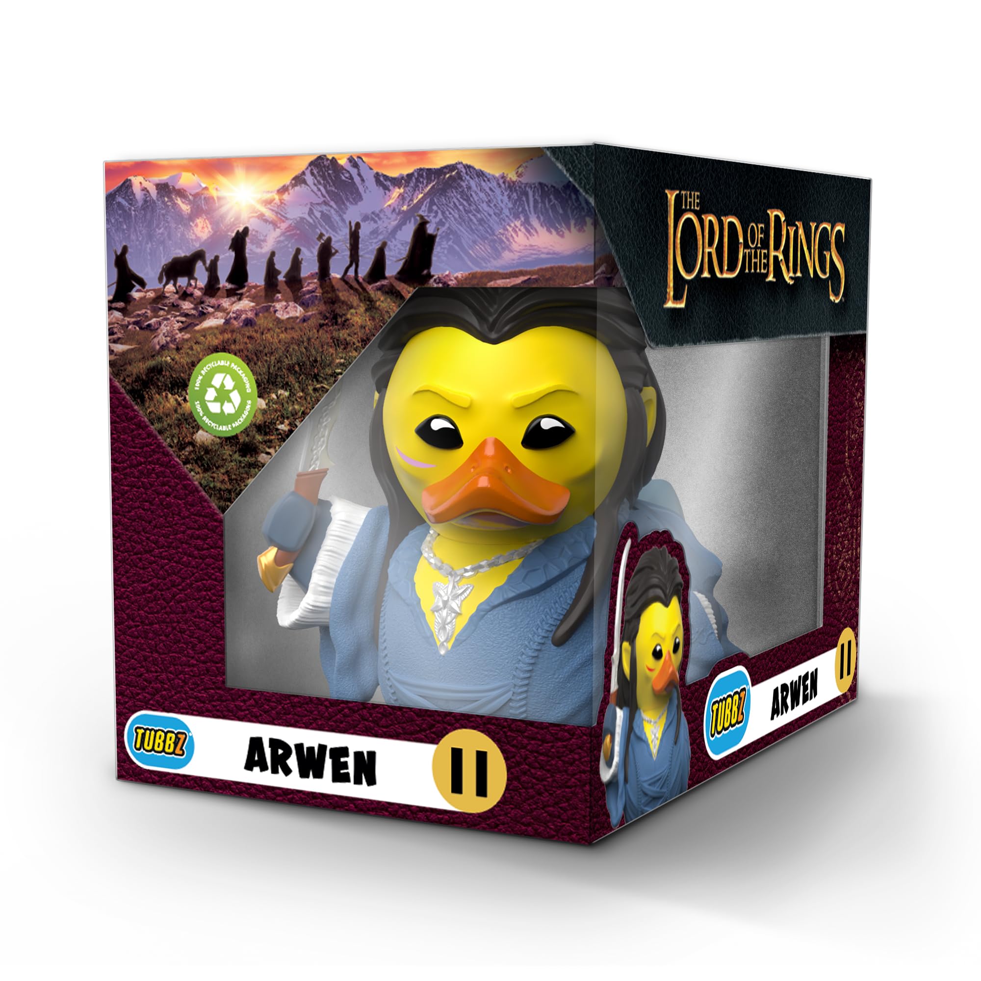 TUBBZ Boxed Edition: Lord of the Rings - Arwen Cosplaying Rubber Duck Vinyl Figure, Arwen (Boxed), Arwen (Box) - Image 2