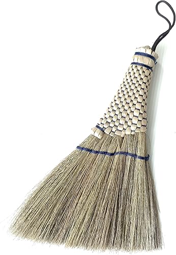 Miniatura 10 de Cepillo de mano pequeño para escoba batidora que elimina el polvo, la suciedad y los desechos, cabeza del cepillo de 9.5-11 pulgadas de largo