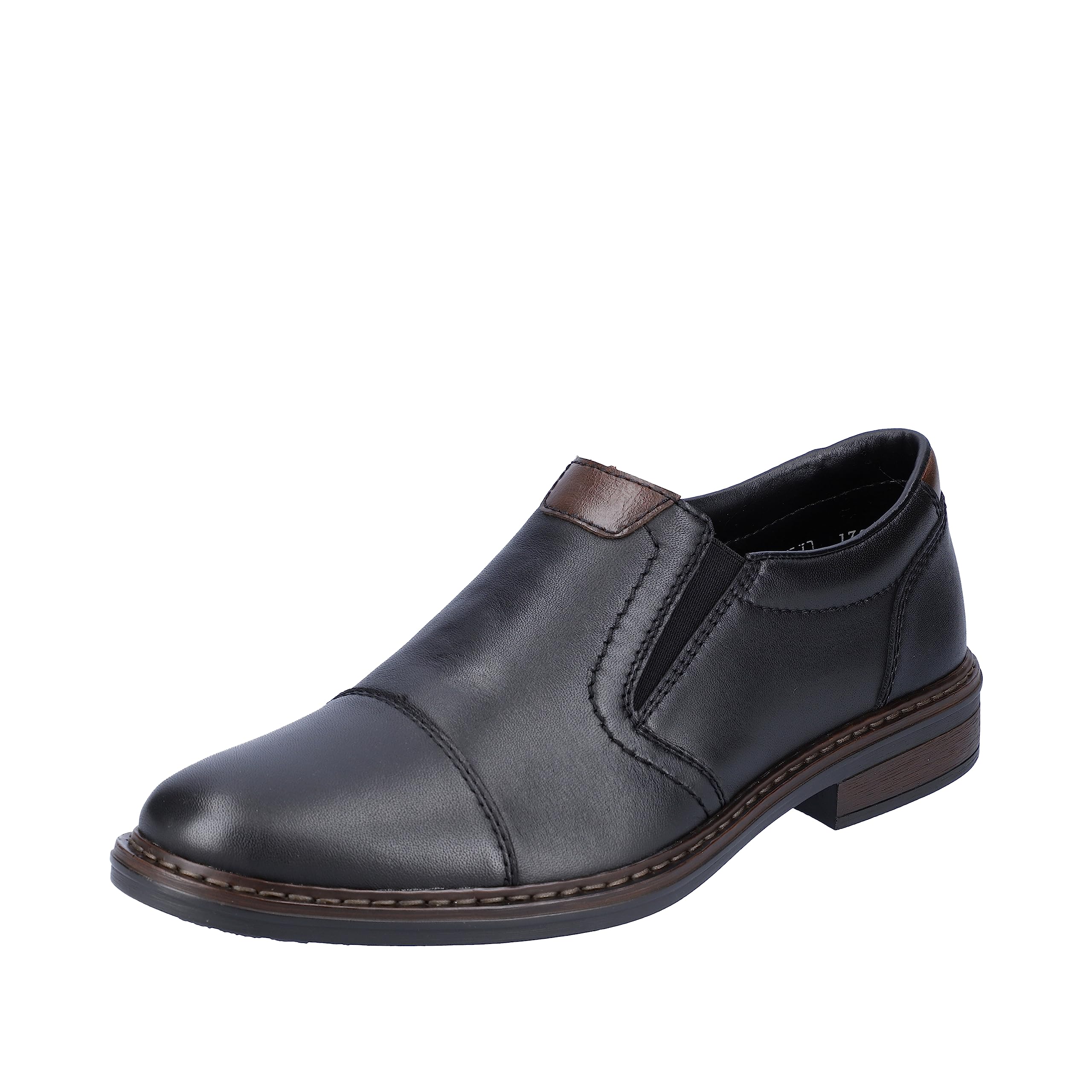 Rieker , Men’s Loafers, Black (Schwarz/Kastanie/Schwarz 00), UK (41 EU)