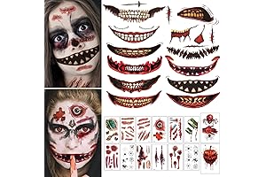 Halloween Prank Makeup - Temporary Mouth Tattoo