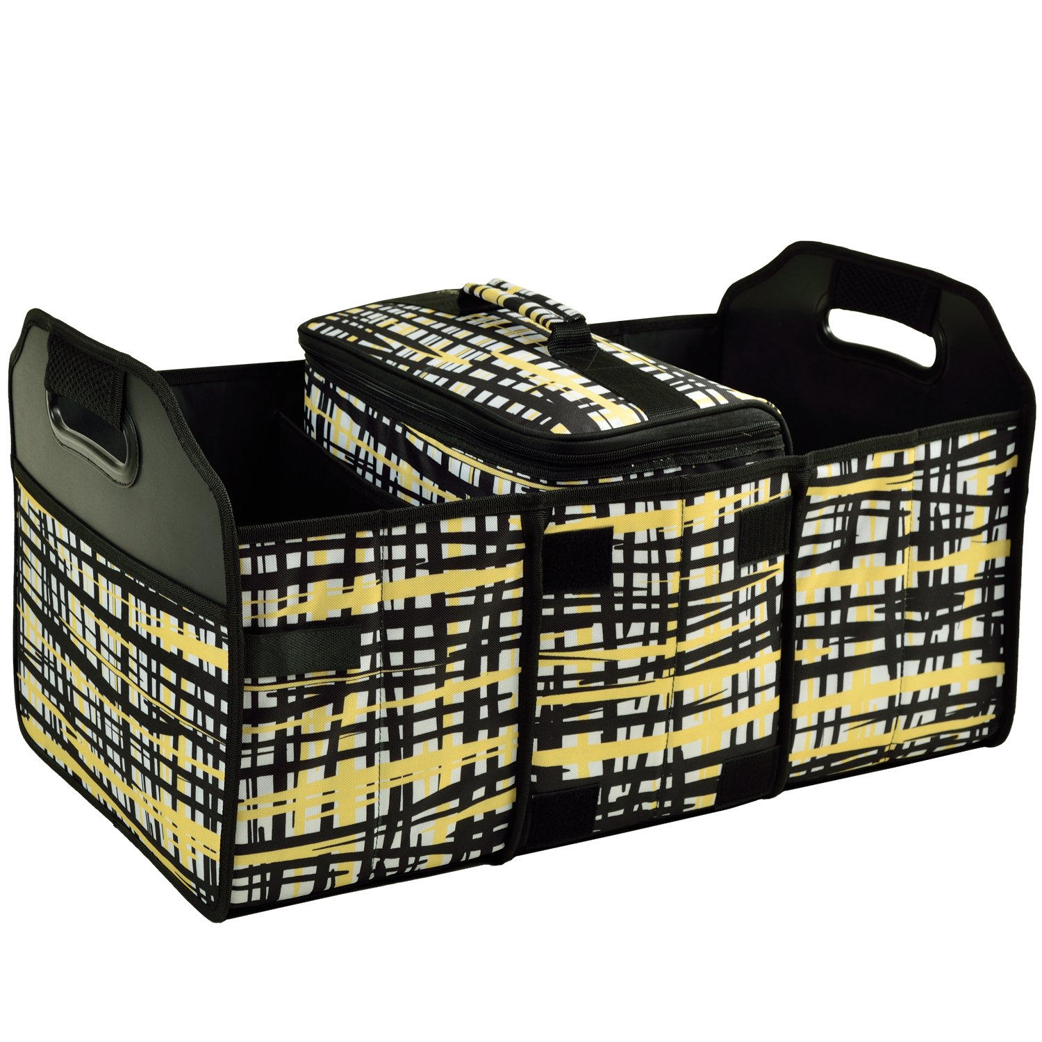 Picnic at Ascot Original Folding Trunk Organizer with Cooler Paris