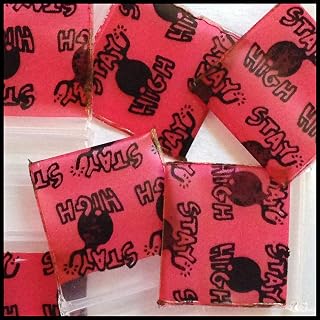 3434 Original Mini Ziplock 2.5mil Plastic Bags 3/4" x 3/4" Reclosable Baggies (Stay High, 100 Bags)