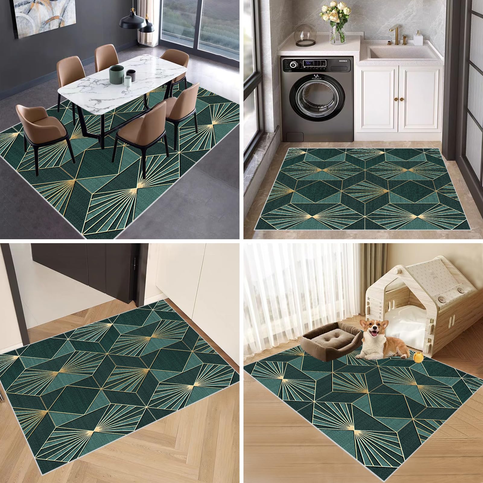 Tapis pour Chaise de Bureau 180 x 230 cm | Tapis Chaise Gaming Antidérapant | Tapis sous Chaise Bureau | Tapis protège-Sol pour Chaise de Bureau | Tapis de Protection de Sol pour sols durs