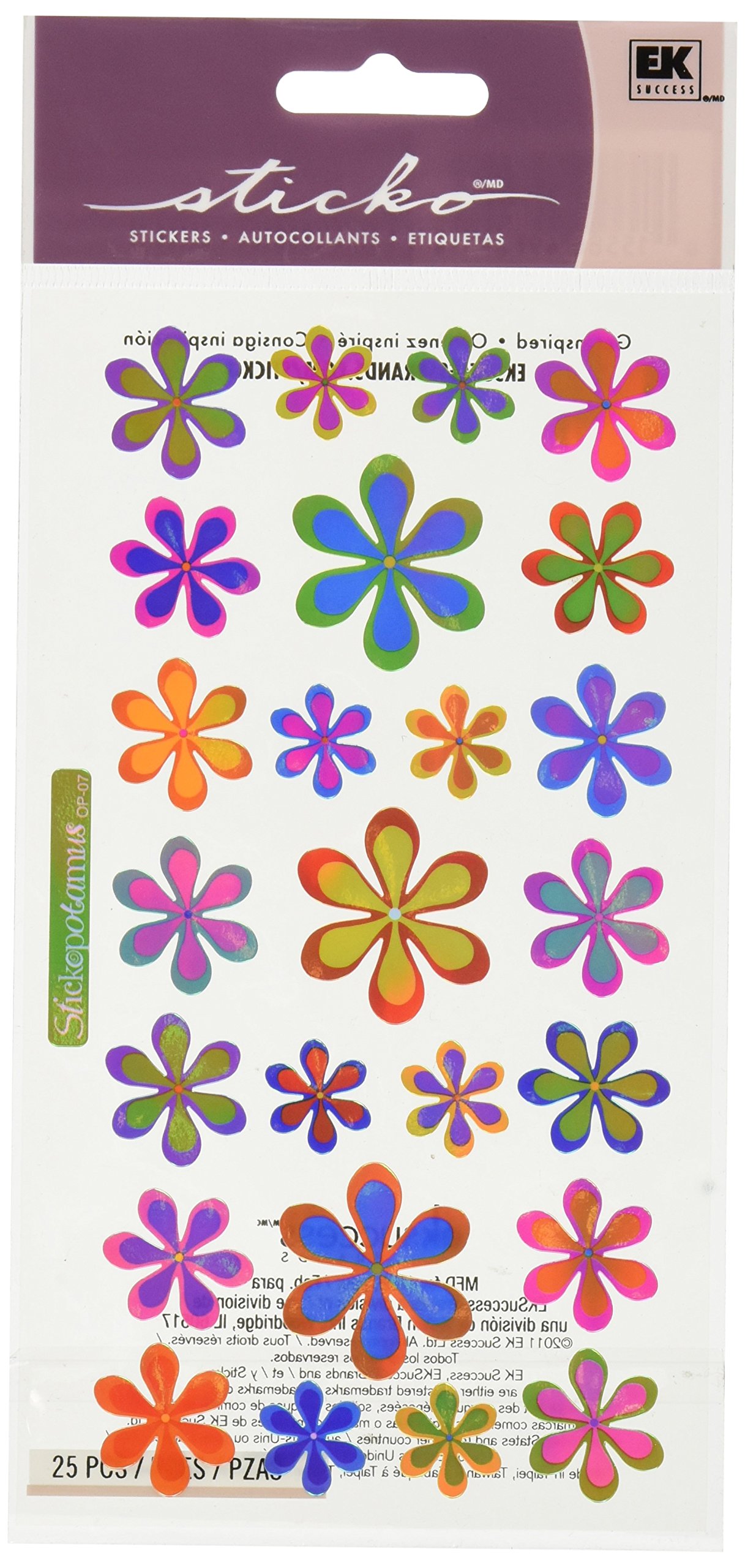 StickoSticker Themed-Funky Flowers SPOP07, Other