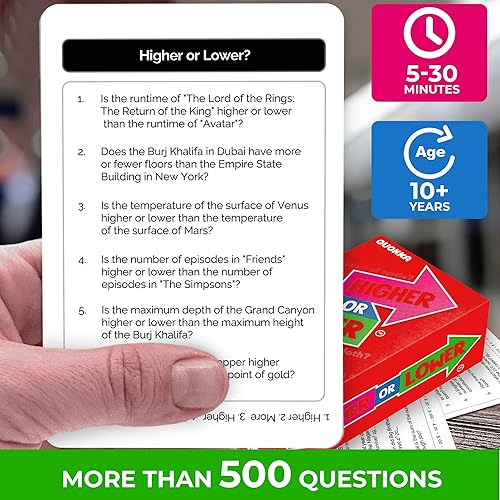 Miniatura 3 de QUOKKA Last to Leave Family Game - Juego de mesa para fiestas para niños de 8 a 12 años y adultos - Responde preguntas divertidas - ritmo rápido -