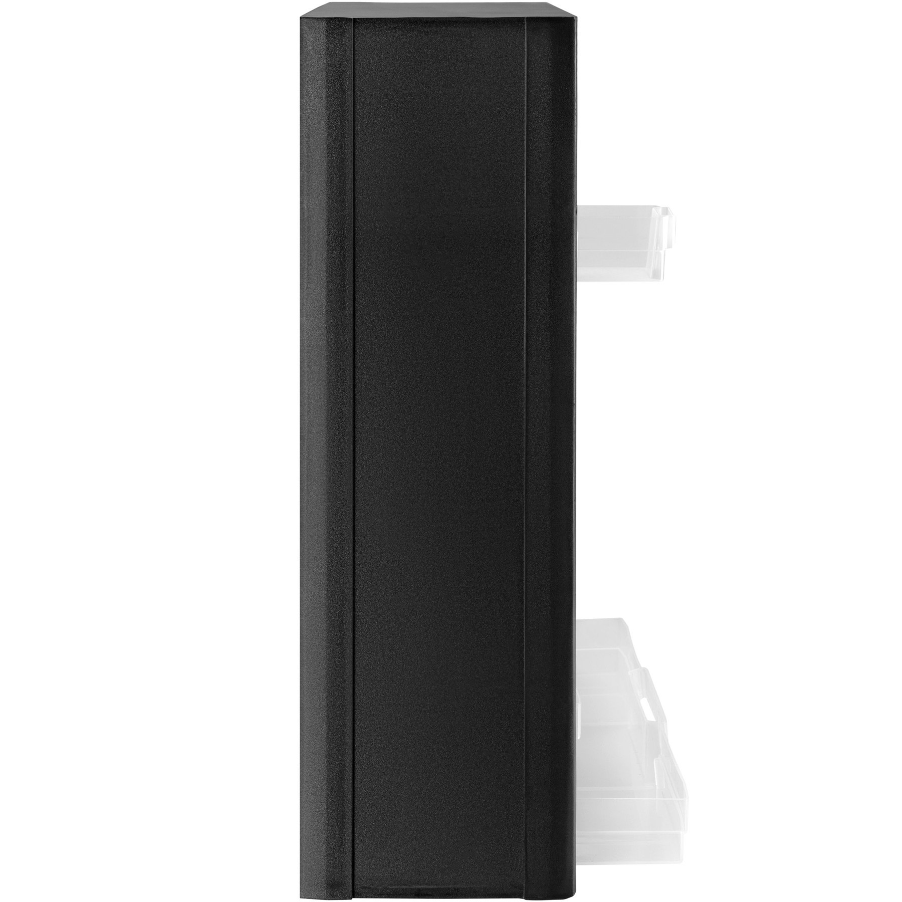 TecTake® Casier à vis plastique, 41 Tiroirs, Cadre Solide en Plastique, Noir