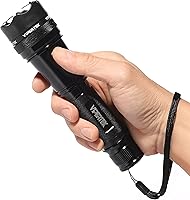 Vista 6 de Arma paralizante Vipertek VTS-195 de aluminio resistente serie 980,000,000, recargable con linterna táctica LED