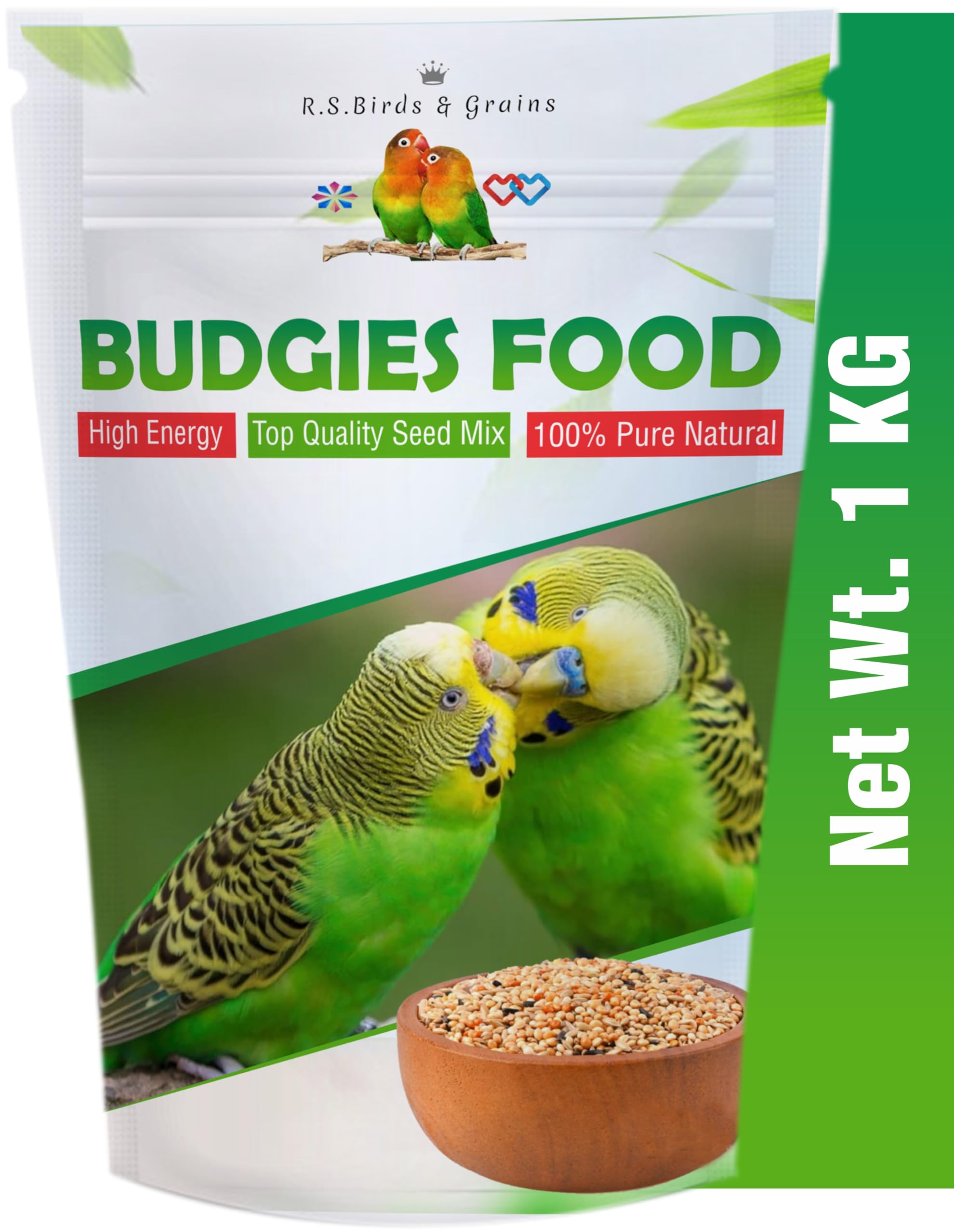 R.S. Birds & Grains | Bird Food for Budgies | Premium Multi Millet Mix Seeds for Budgies Daily Food with Balanced Nutrition | All Life Stages (900 G) (B0CXJGN4QZ) Amazon Price History, Amazon Price Tracker