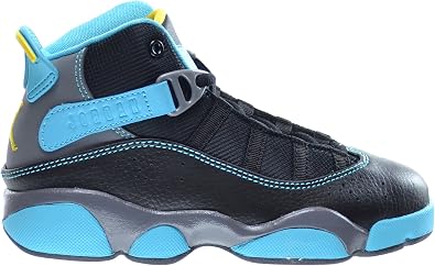 Amazon.com: Jordan 6 anillos (PS) Little Kids Zapatillas de baloncesto Negro/Varsity  – maize-cool grey-gamma Azul 323432 – 089, negro, 3 M US niño : Ropa,  Zapatos y Joyería