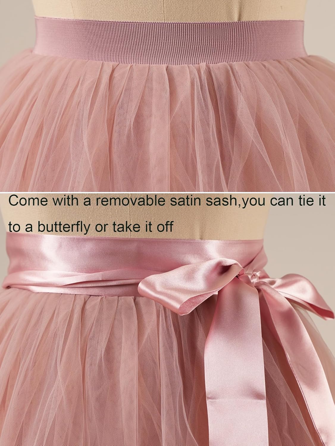 EllieHouse Womens Long Tutu Party Evening Tulle Skirt PC05 - Image 5