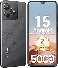 OSCAL Flat 2 Smartphones 2025 Android 15, 12GB + 128GB/2TB TF Mobile Phone, 6.56 Inch HD+ 90Hz Smartphone Without Contrac...