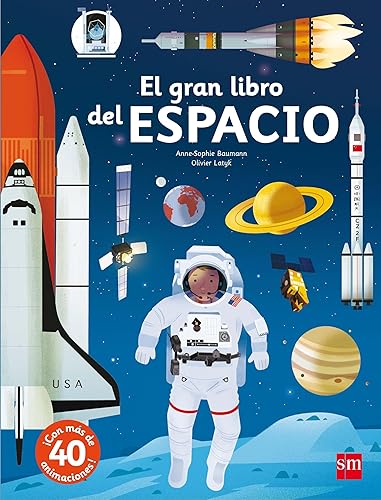 El gran libro del ESPACIO (libros desplegables infantiles 3d del sistema solar para niños, a partir de 3 años - pop up, ciencia para niños y niñas, interactivo, aprender a leer, ilustraciones)