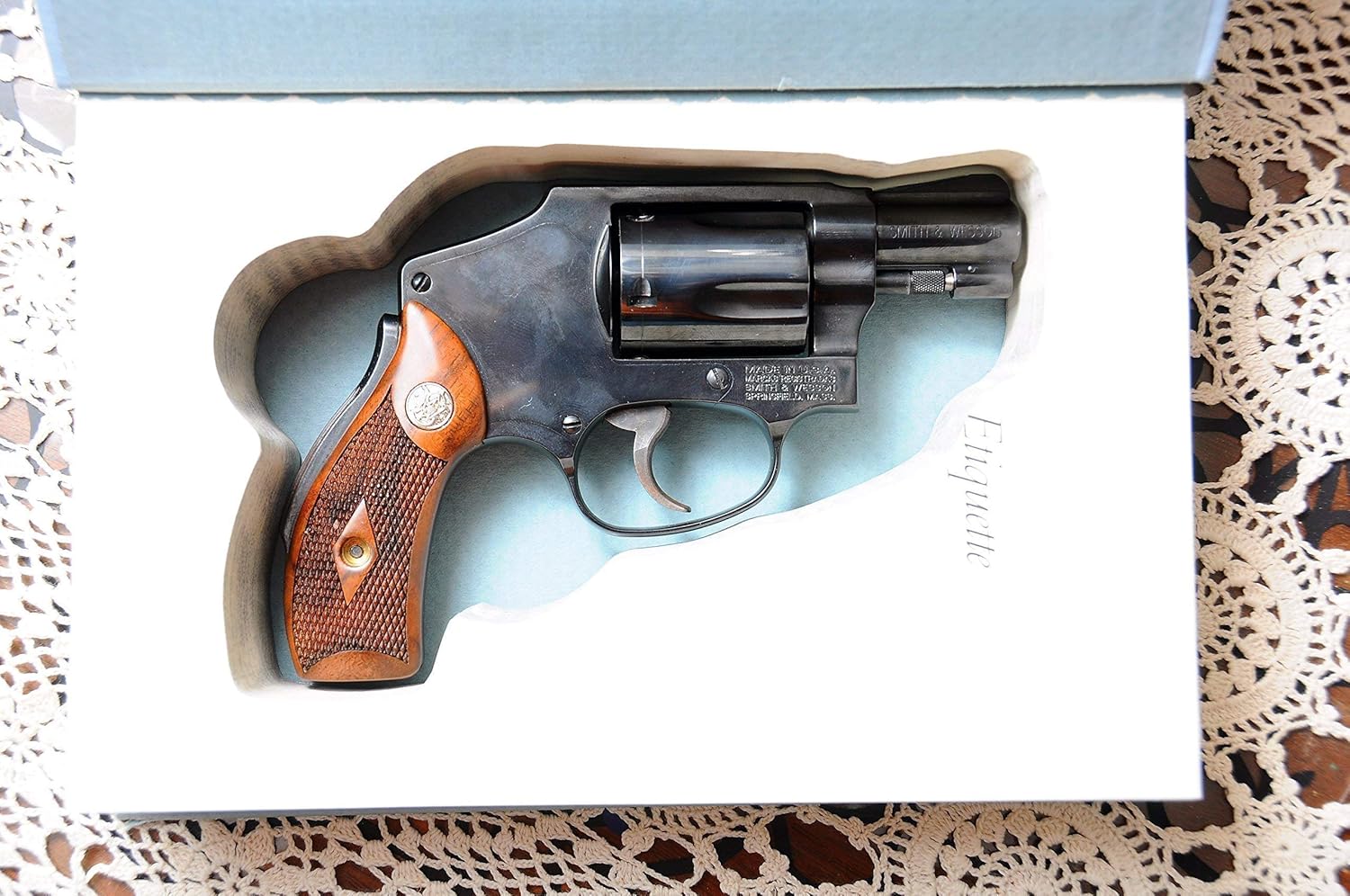 Custom-made Gun Storage Book Safe for Compact Handguns - Made-to-Order - Fits: Glock, Ruger, Springfield, S&W, Colt, CZ, Sig Sauer, Taurus, Kel-tec, Walther