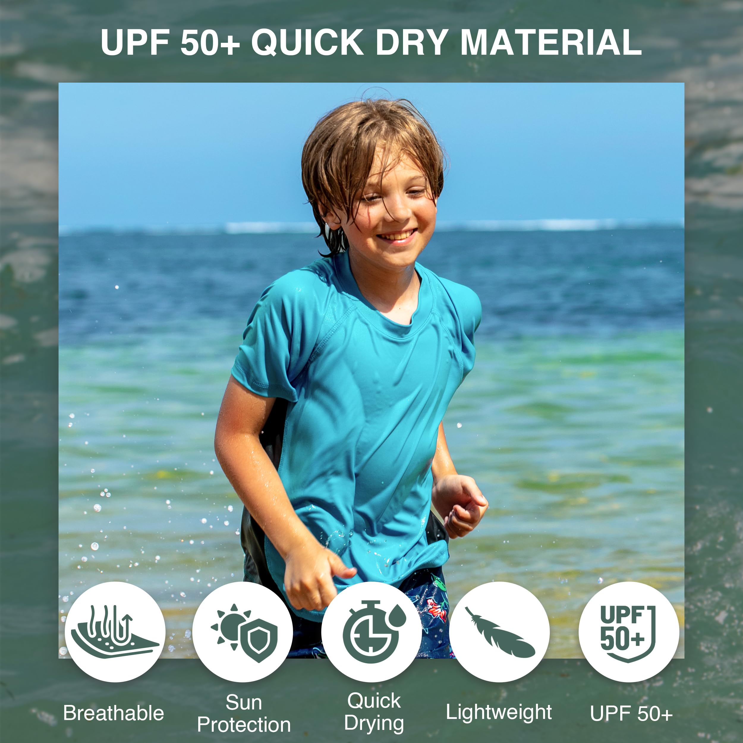 Kanu Surf Jungen Rash Guard Hemd