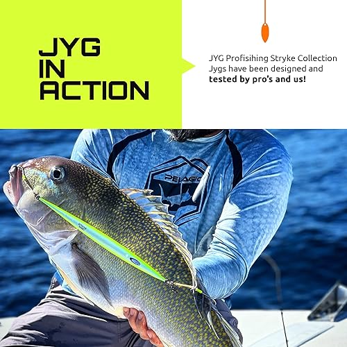 Miniatura 5 de JYG PROFISHING - Plantilla para anzuelos, señuelos de pesca de agua salada, salmón, atún, peces que brillan - Mar profundo perfecto para jigging de