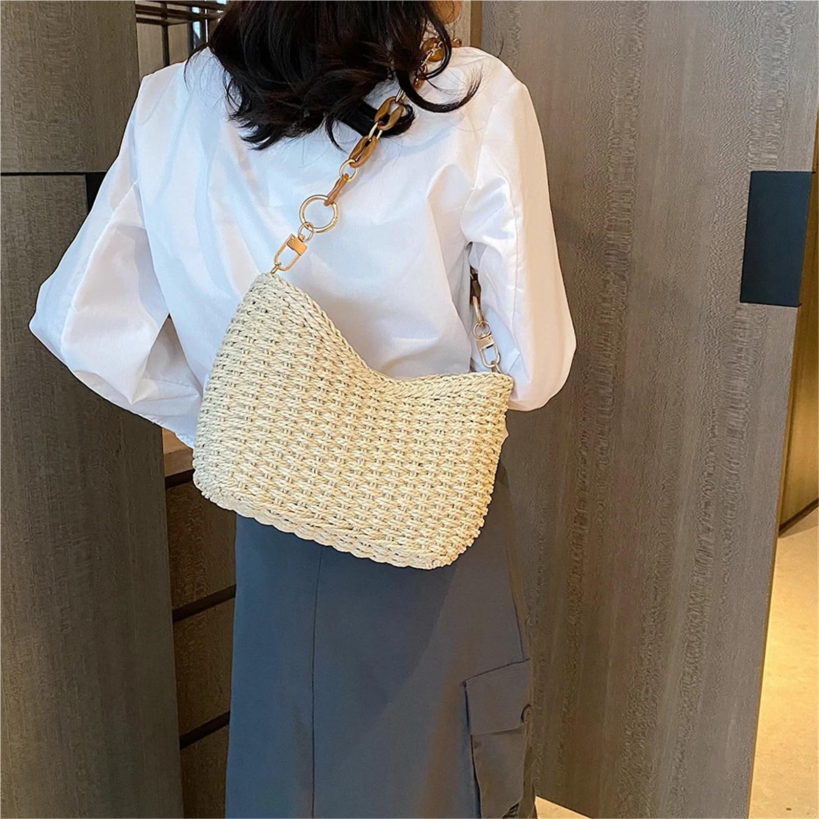 Bolso de Playa Tejido Paja