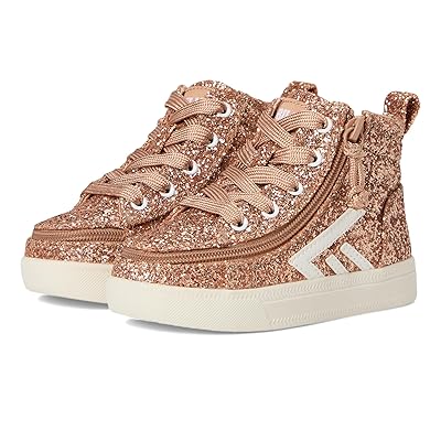BILLY Footwear Kids BILLY CS High Top (Toddler) Kids Shoes Rose Gold Glitz