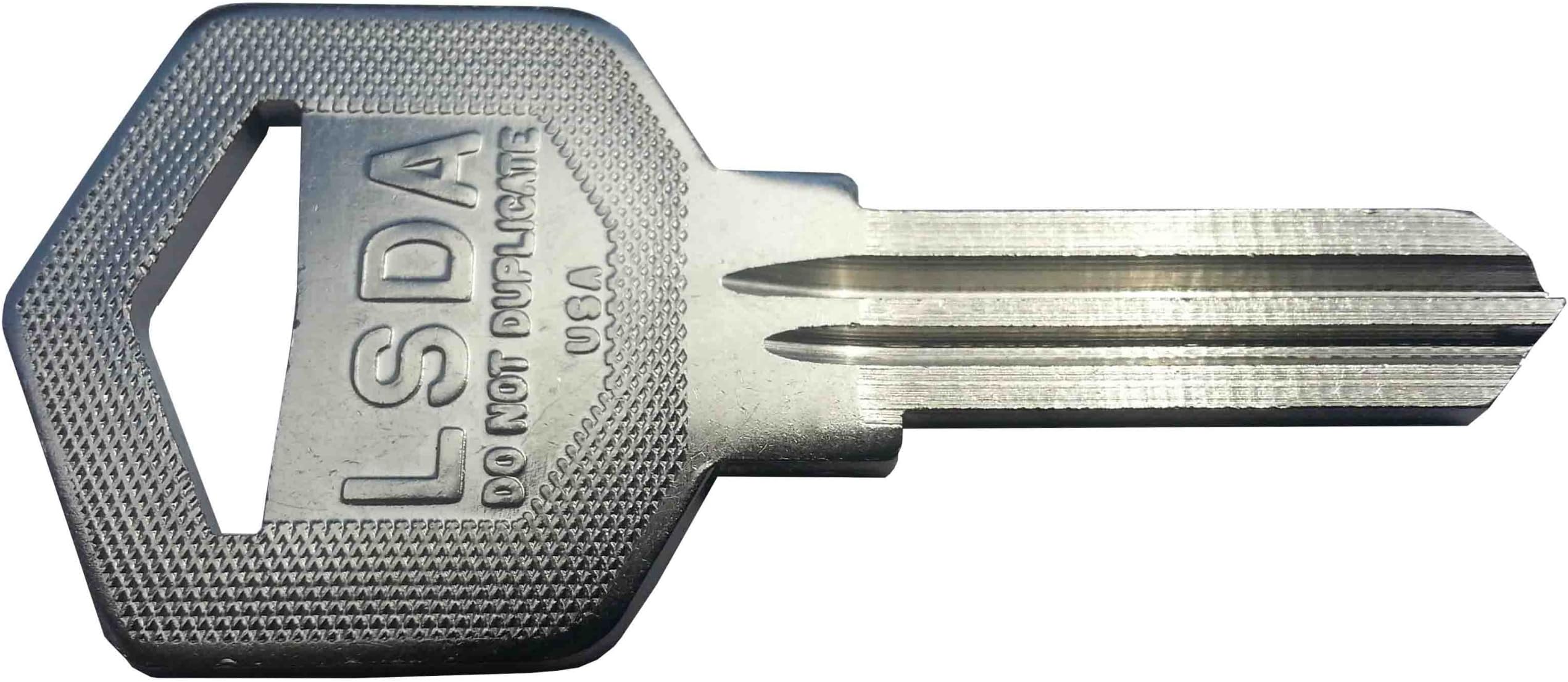 LSDA15 NICKEL PLATED RESTRICTED KEYWAY KEY BLANK