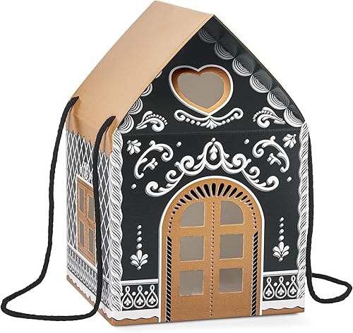 Miniatura 1 de Boxes Craftory Paquete de 5 cajas de regalo con forma de casa (7.87 x 7.87 x 7.08 pulgadas), cajas de mansión ideales para cajas de regalo de