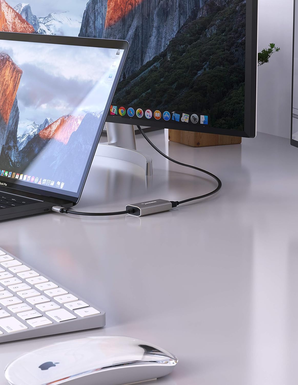 SABRENT USB Type C to HDMI 2.1 Adapter | 8K/60Hz & 4K/120Hz with DSC Function | 8K/30Hz & 4K Resolution Without DSC | Thunderbolt 3 Compatible (DA-UCH8)