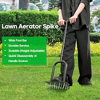 Ricyea Fűnyíró Aerátor 15 Acél Szögekkel, 6cm Tüskékkel Gyepápoláshoz 4