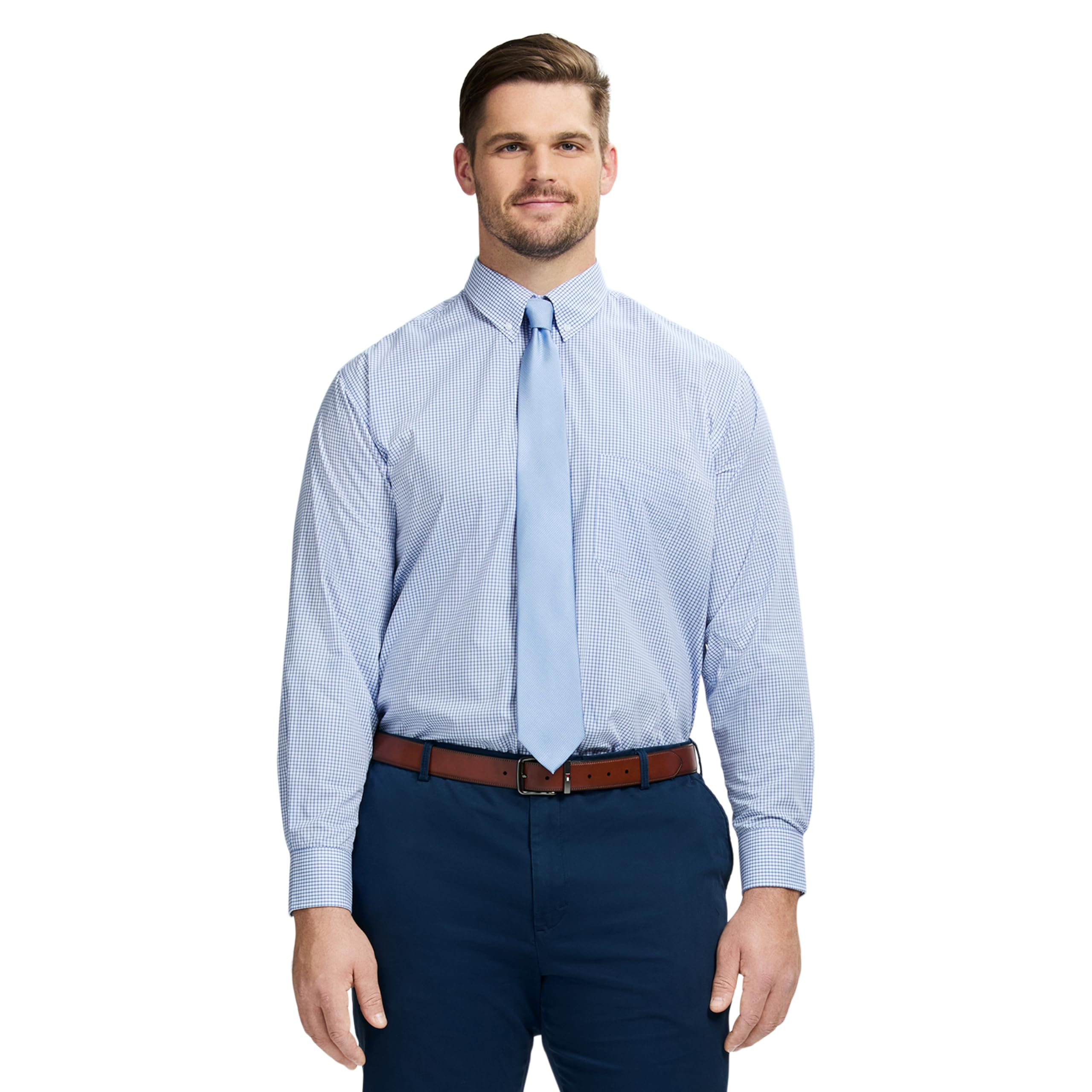 Izod Big and Tall Wrinkle Free Stretch Dress Shirt