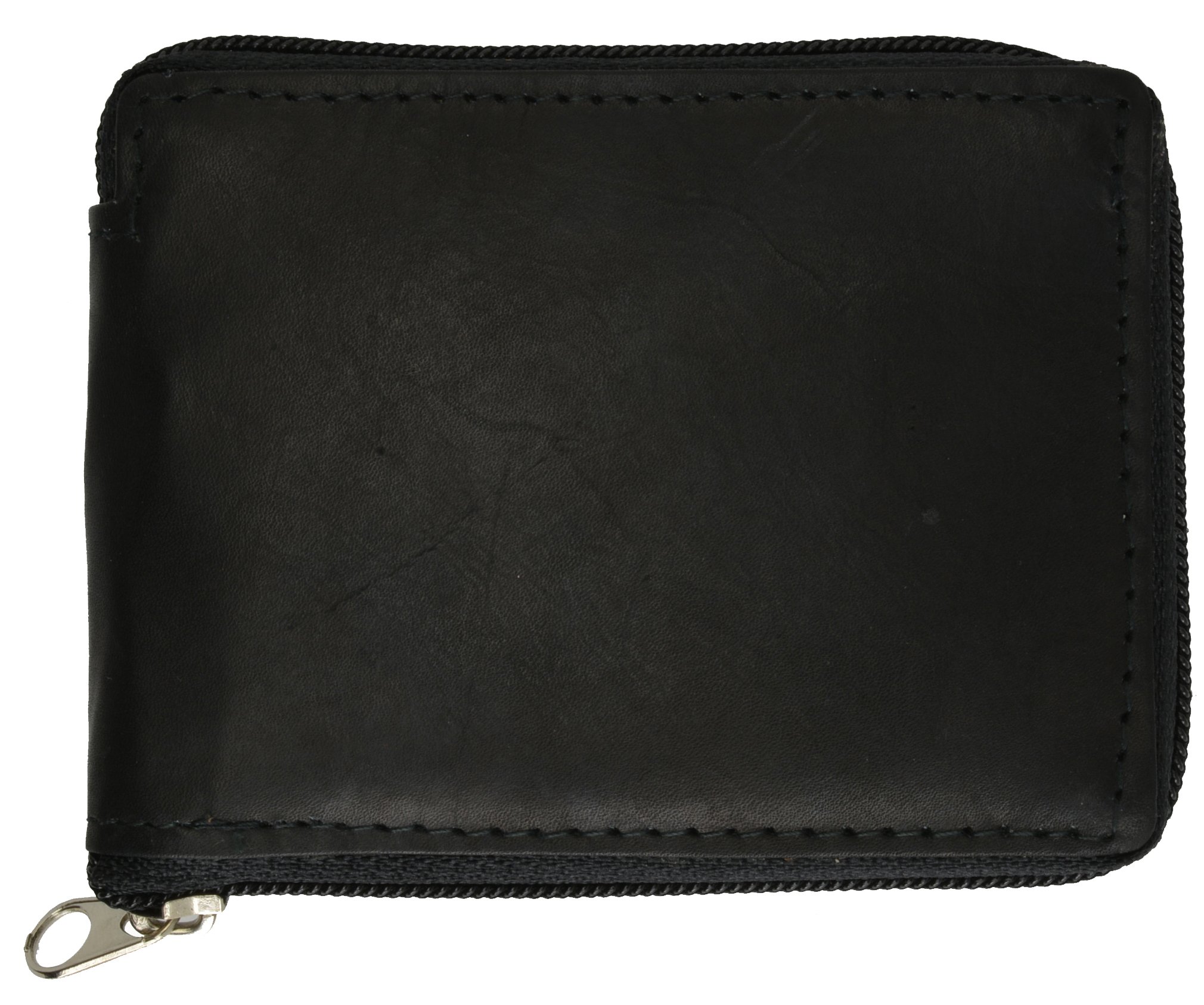 MARSHAL High End Leather Zip Around Mens Wallet #1456CF