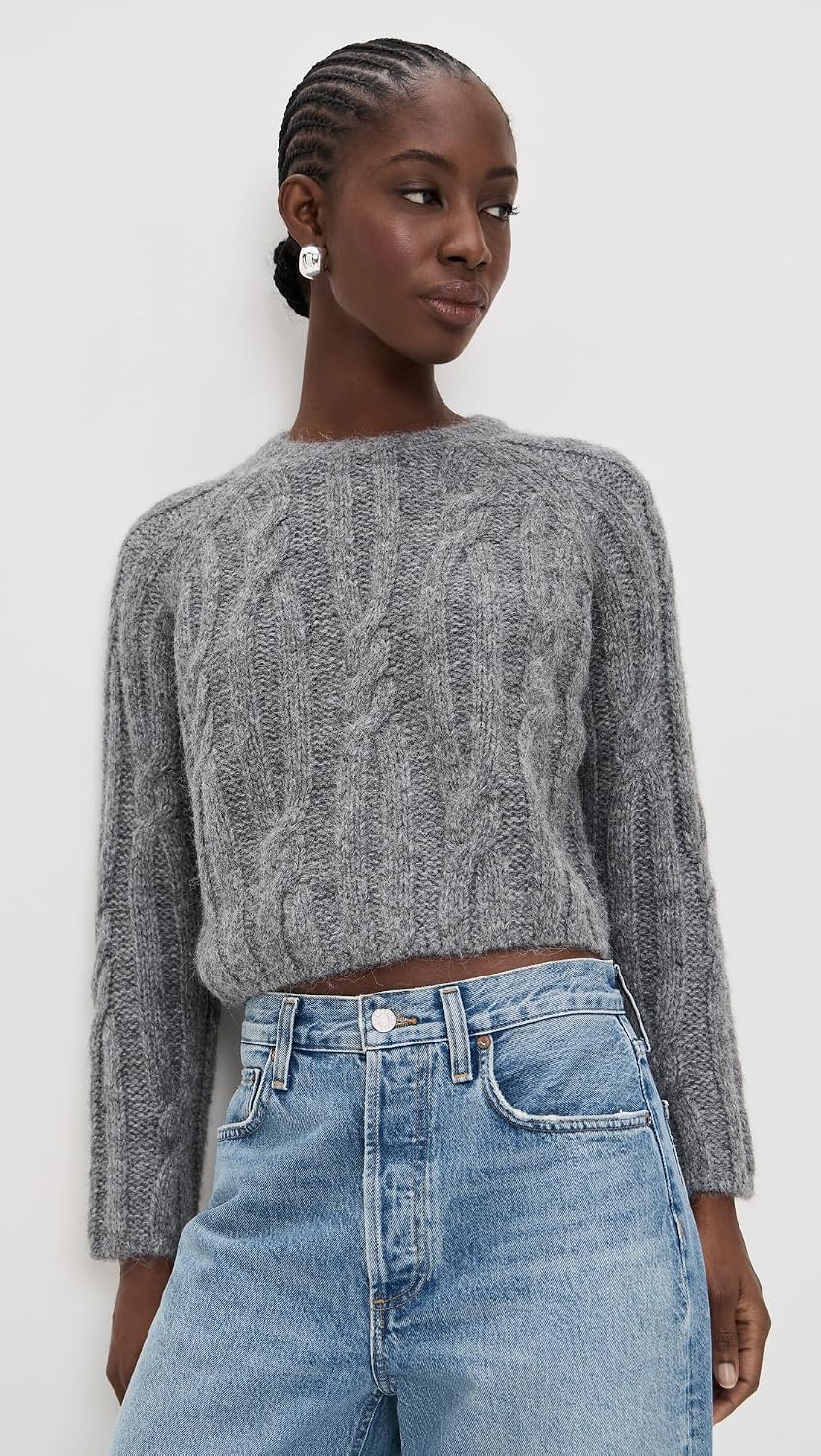 Velvet Womens Marina Cable Knit Sweater