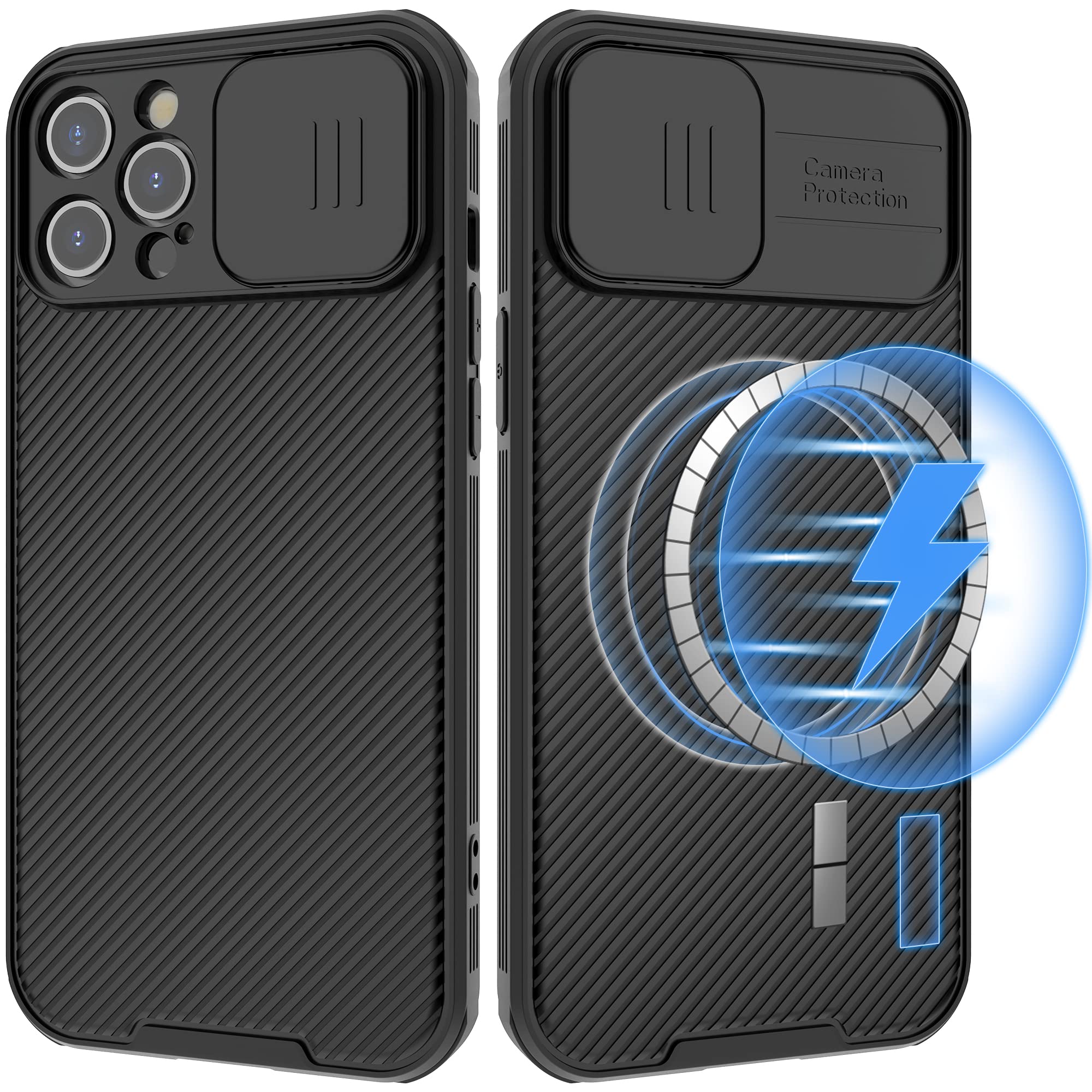 Aazon.co: Hitaoyou IPhone 15 Pro Case With Caera Cover & Kickstand