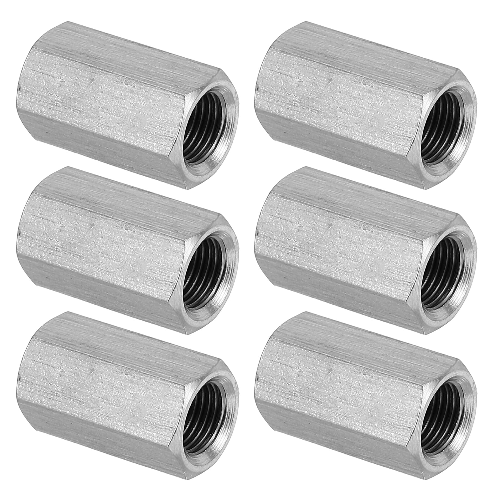 PATIKIL M10 x 1-Pitch 304 Stainless Steel Hex Coupling Nuts